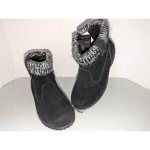 Khombu Laura Boots Size 6 M Black Suede Women's -0823T10